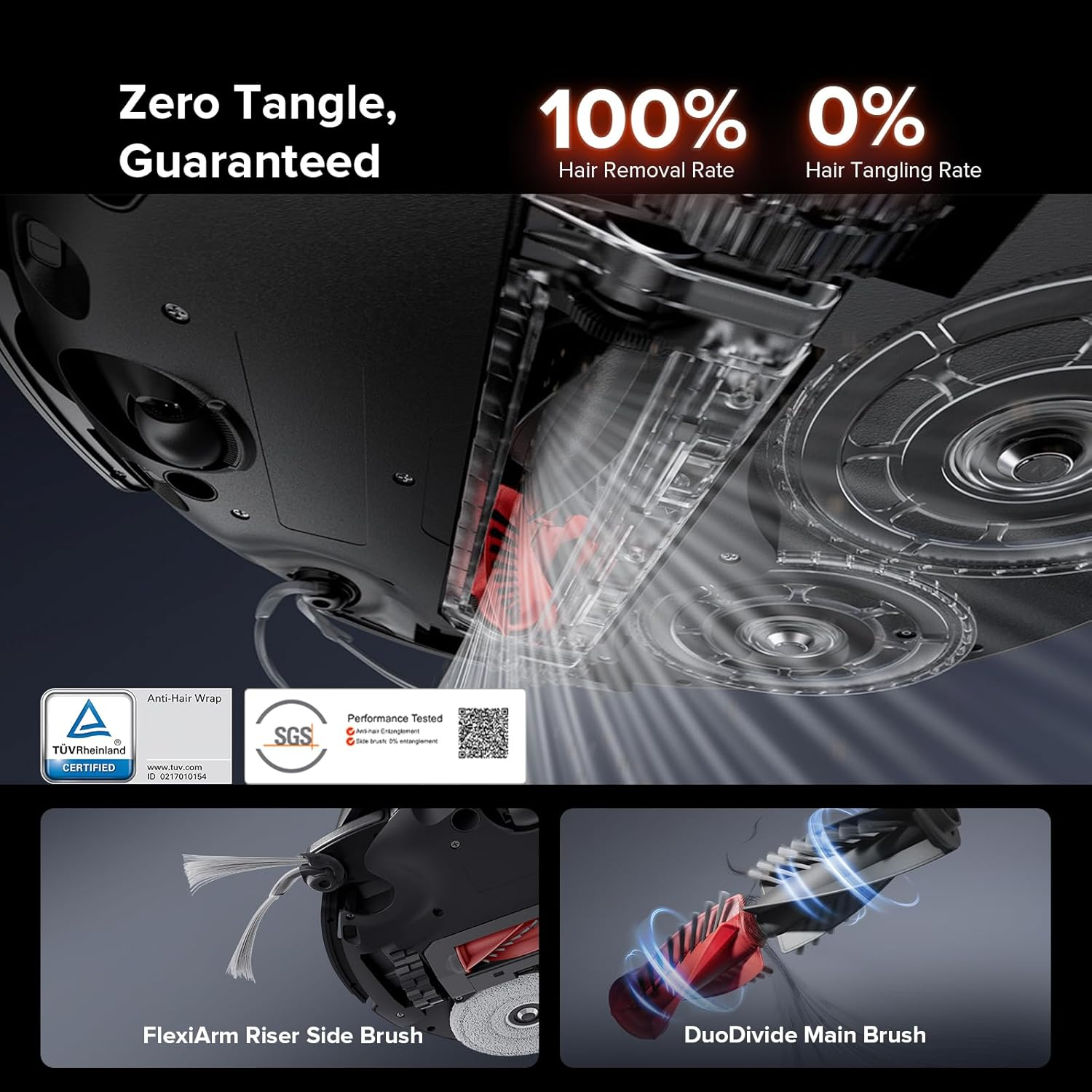 Roborock Saros 10R - Ultra Thin Design with Powerful Cleaning and Advanced StarSight Navigation for Efficient Home Cleaning
