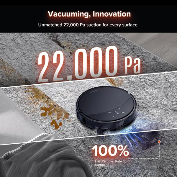 Roborock Saros 10R - Ultra Thin Design with Powerful Cleaning and Advanced StarSight Navigation for Efficient Home Cleaning