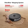 Roborock S8+ - Dual Brush Anti-Tangle Tech with 6000Pa Suction, AI Obstacle Avoidance & Self-Emptying Dock for Effortless Cleaning