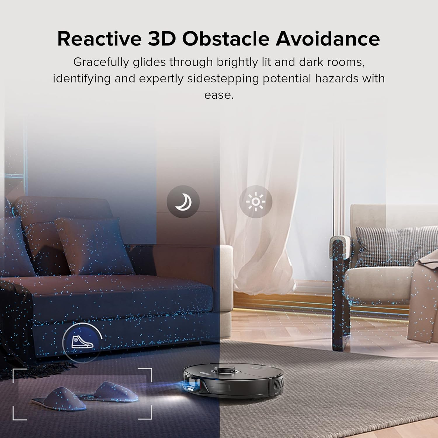 Roborock S8 - 5500Pa Suction with AI Obstacle Avoidance & Auto-Lifting Mop for Seamless Floor Cleaning