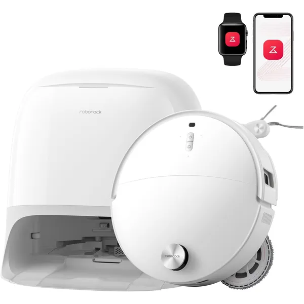 Roborock Qrevo Curv 2 Pro - 25,000Pa Suction with Auto Mop Separation & AdaptiLift Chassis for Perfect Carpet & Hardfloor Cleaning