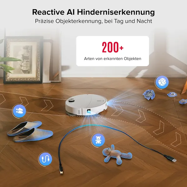 Roborock Qrevo Curv 2 Pro - 25,000Pa Suction with Auto Mop Separation & AdaptiLift Chassis for Perfect Carpet & Hardfloor Cleaning