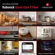 Roborock Qrevo Curv 2 Flow - Pressure Roller Tech with Real-Time Active Water Cleaning & Adaptive Chassis for Corner-to-Corner Perfection