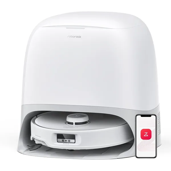 Roborock Qrevo Curv - 18500Pa Suction with AdaptiLift Chassis & Reactive AI 2.0 for Seamless Multi-Surface Cleaning