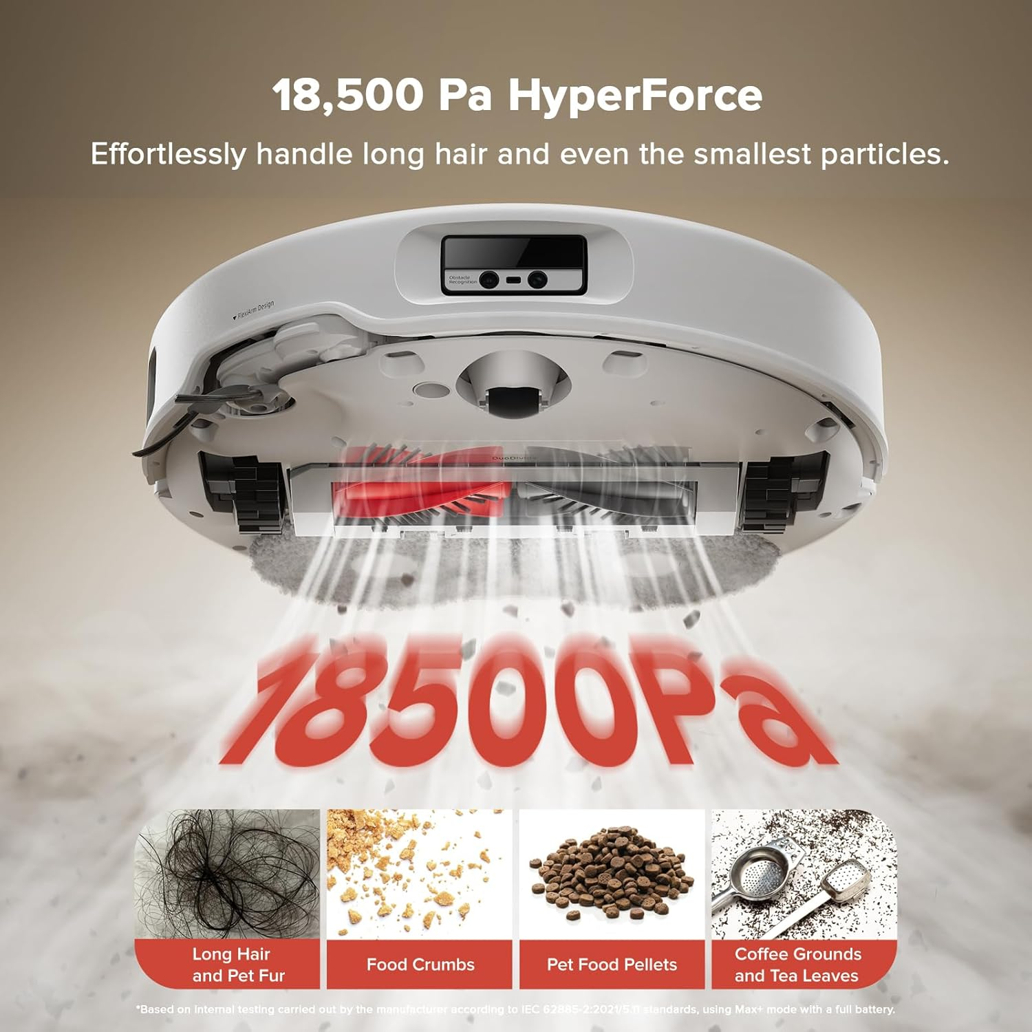 Roborock Qrevo Curv - 18500Pa Suction with AdaptiLift Chassis & Reactive AI 2.0 for Seamless Multi-Surface Cleaning