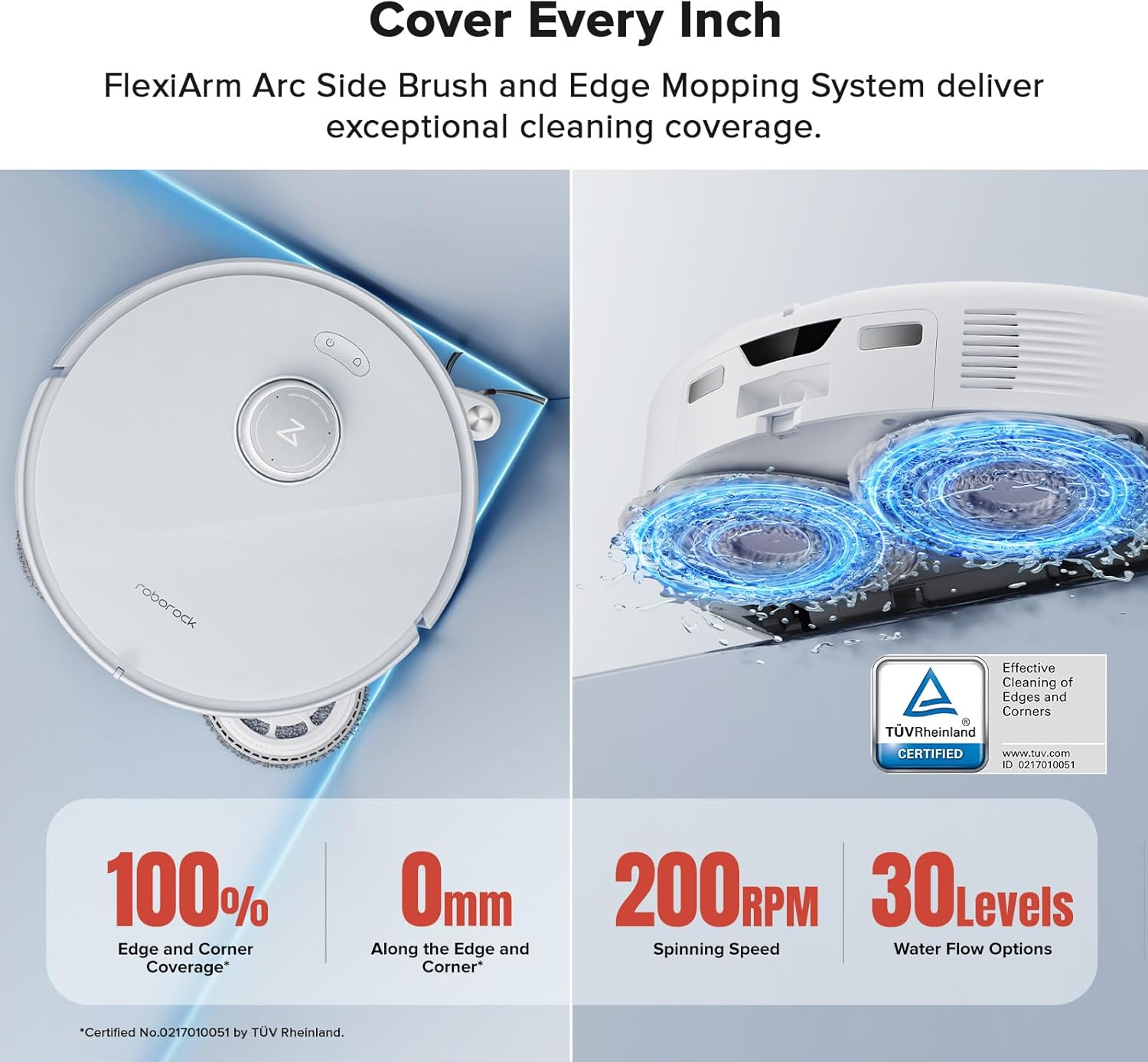 Roborock Qrevo Curv - 18500Pa Suction with AdaptiLift Chassis & Reactive AI 2.0 for Seamless Multi-Surface Cleaning
