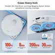 Roborock Qrevo Curv - 18500Pa Suction with AdaptiLift Chassis & Reactive AI 2.0 for Seamless Multi-Surface Cleaning