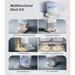 Roborock Qrevo Edge - 18,500Pa HyperForce Suction with 75°C Hot Water Mop Washing & AdaptiLift Chassis for Seamless Multi-Surface Cleaning