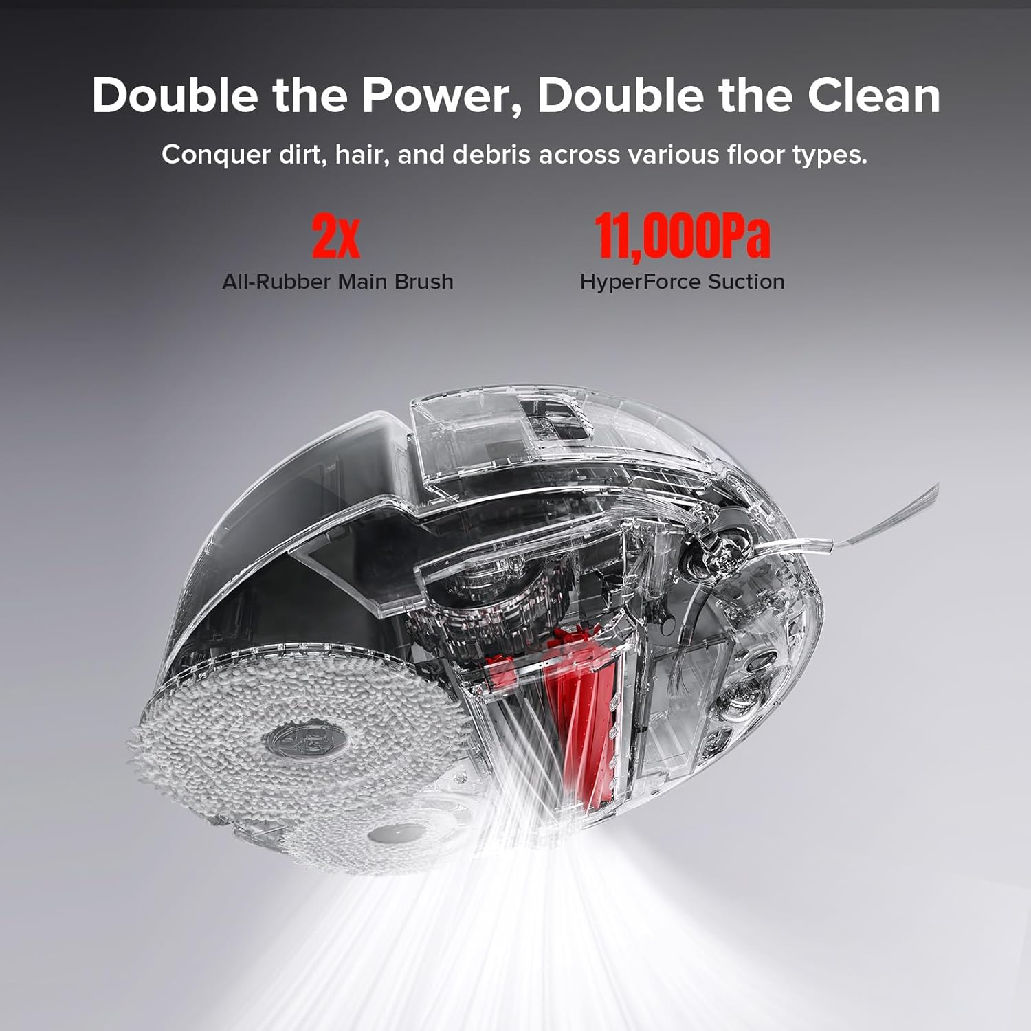 Roborock Qrevo Slim: Ultra-Slim Robot Vacuum Mop with 12000Pa Suction, FlexiArm Edge Cleaning & Dual Anti-Tangle System