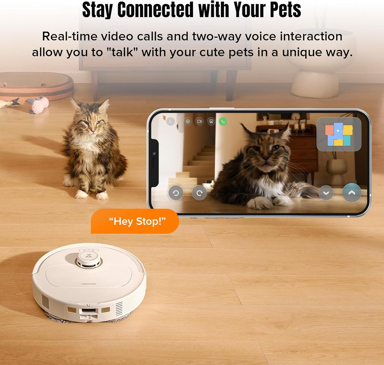 Roborock Qrevo MaxV: 7000Pa Suction Robot Vacuum Mop with Hot Water Wash, FlexiArm Edge Cleaning & Reactive AI Obstacle Avoidance