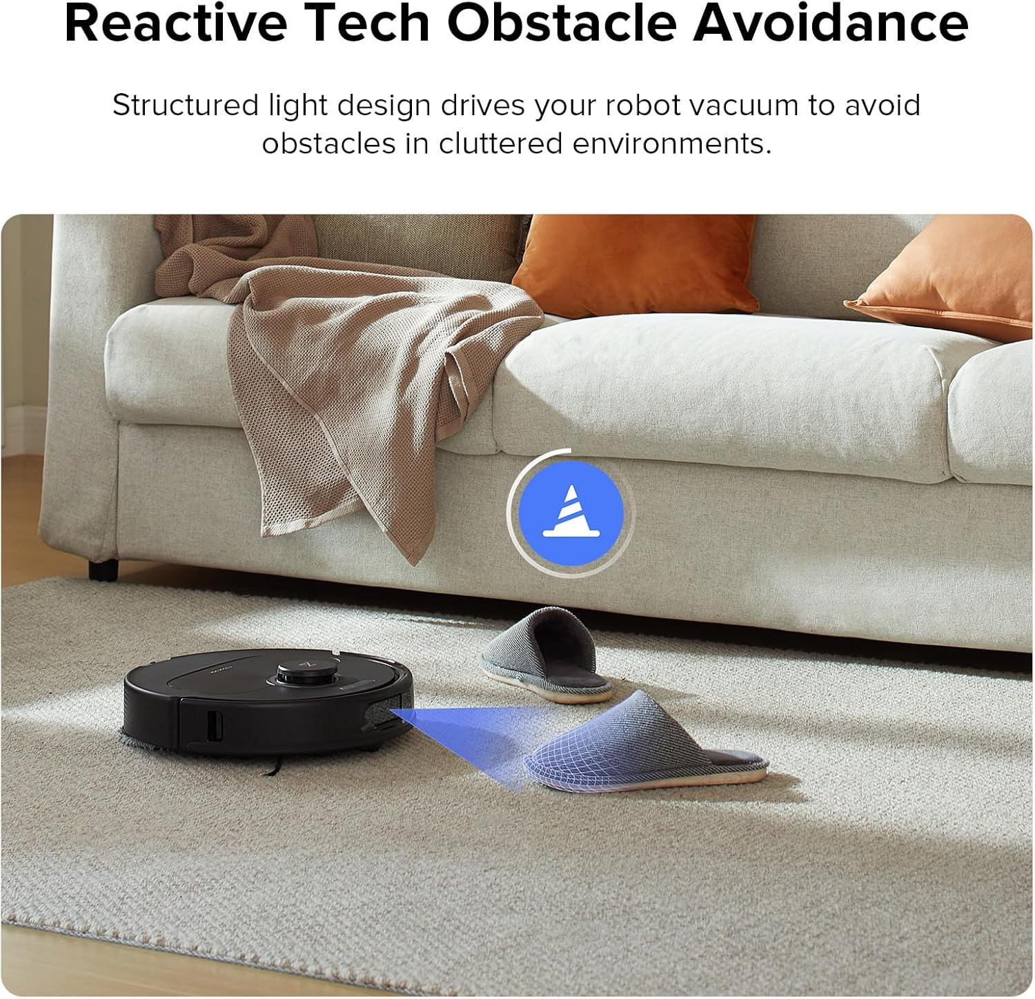 Roborock Qrevo Plus: Robot Vacuum Mop with FlexiArm Edge Cleaning, 7000Pa Suction & Auto Mop Washing