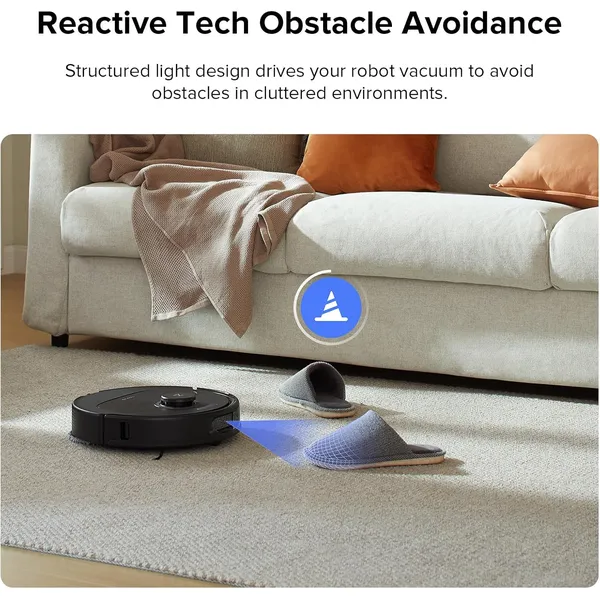 Roborock Qrevo Plus: Robot Vacuum Mop with FlexiArm Edge Cleaning, 7000Pa Suction & Auto Mop Washing