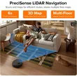Roborock Qrevo Plus: Robot Vacuum Mop with FlexiArm Edge Cleaning, 7000Pa Suction & Auto Mop Washing
