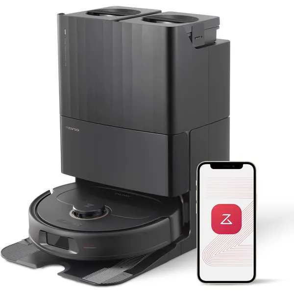 Roborock Qrevo Pro: 7000Pa Suction Robot Vacuum Mop with FlexiArm Edge Cleaning, Hot Water Wash & Auto Mop Lifting