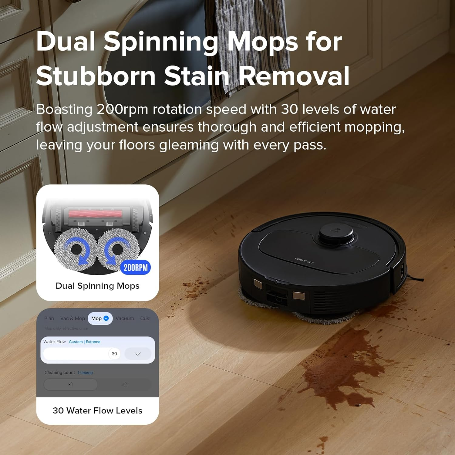 Roborock Qrevo S: 7000Pa Suction Robot Vacuum Mop with Multifunctional Dock & Auto Mop Lifting