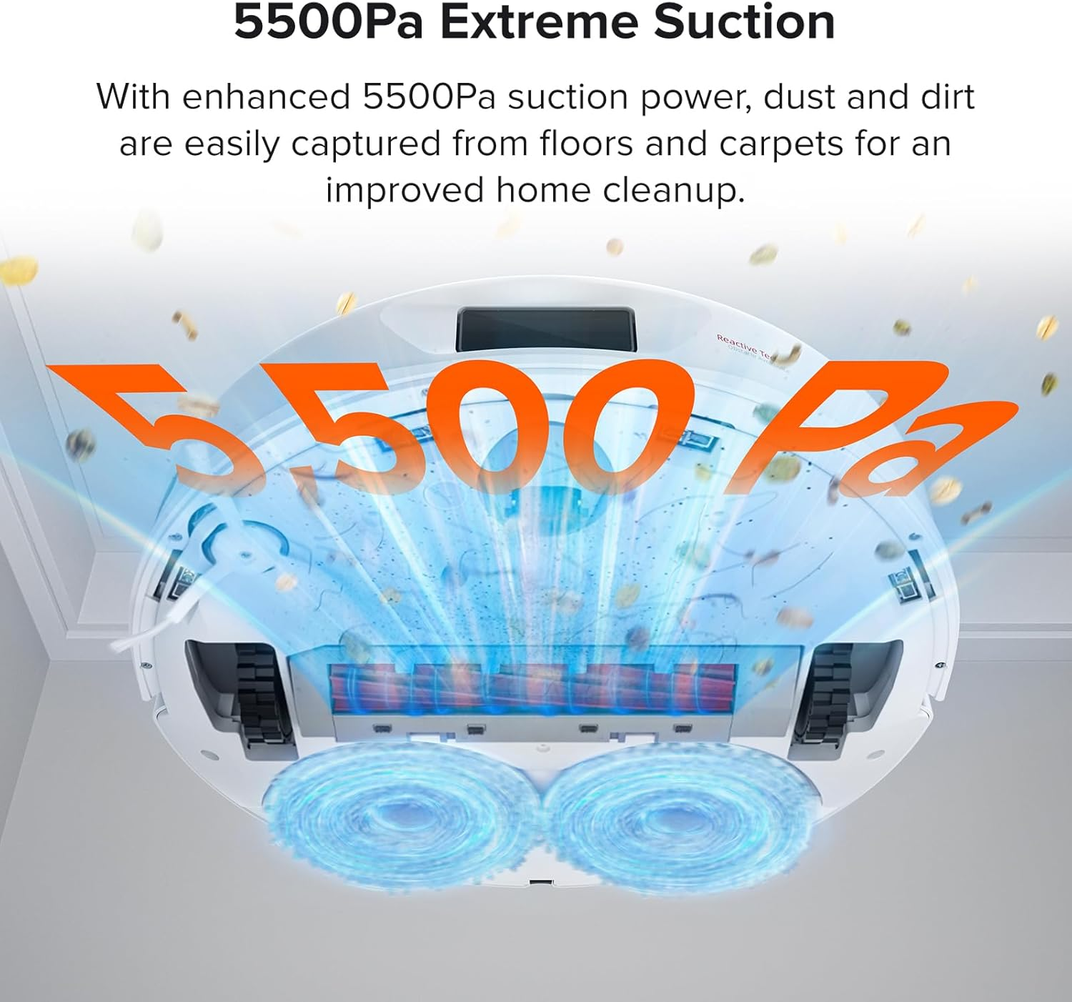 Roborock Qrevo: 5500Pa Suction Robot Vacuum Mop with Multifunctional Dock and Auto Mop Lifting