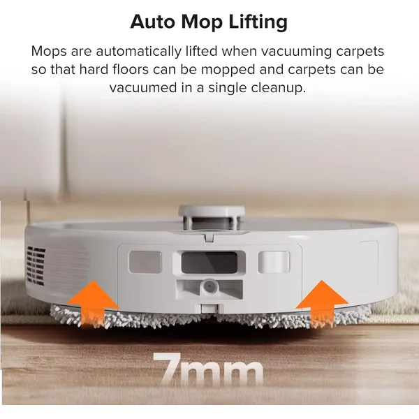 Roborock Qrevo: 5500Pa Suction Robot Vacuum Mop with Multifunctional Dock and Auto Mop Lifting