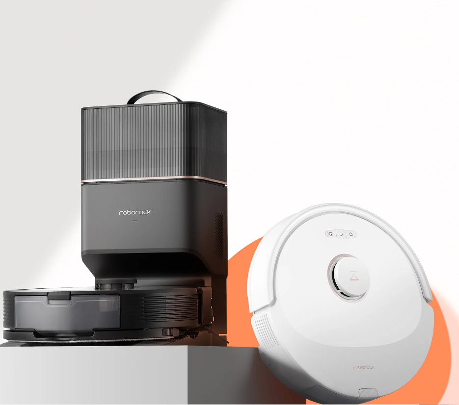 Roborock Q8 Max Series: 5500Pa Suction Robot Vacuum Mop with DuoRoller Brush & PreciSense LiDAR Navigation