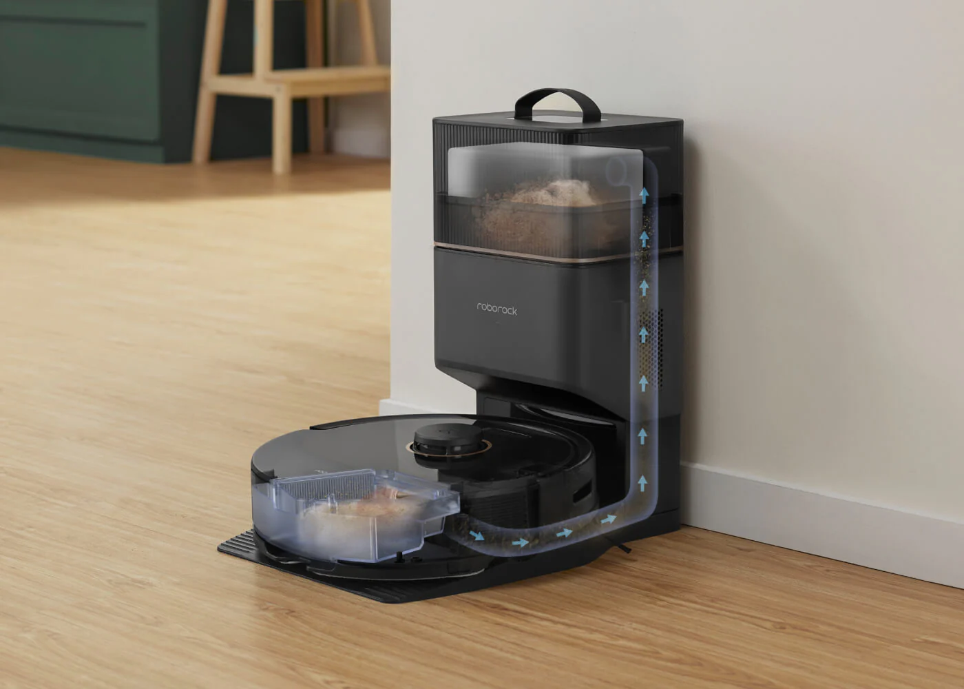 Roborock Q8 Max Series: 5500Pa Suction Robot Vacuum Mop with DuoRoller Brush & PreciSense LiDAR Navigation
