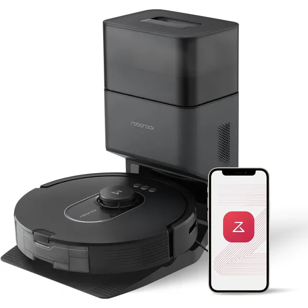 Roborock Q5 Max+: 5500Pa Suction Robot Vacuum with Auto-Empty Dock & DuoRoller Anti-Tangle Brush