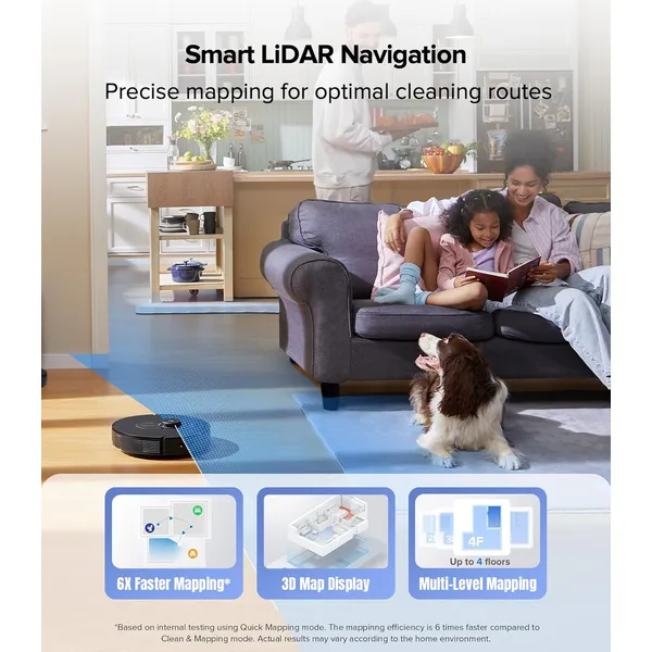 Roborock Q5 Max+: 5500Pa Suction Robot Vacuum with Auto-Empty Dock & DuoRoller Anti-Tangle Brush