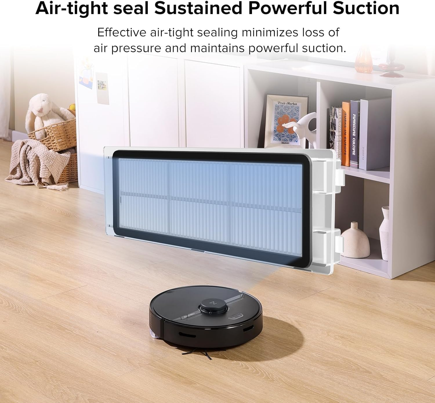 Roborock Q5 DuoRoller+: 5500Pa Suction Robot Vacuum with Auto-Empty Dock & Anti-Tangle Dual Brushes