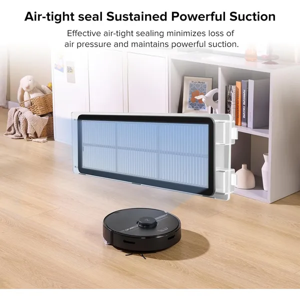 Roborock Q5 DuoRoller+: 5500Pa Suction Robot Vacuum with Auto-Empty Dock & Anti-Tangle Dual Brushes