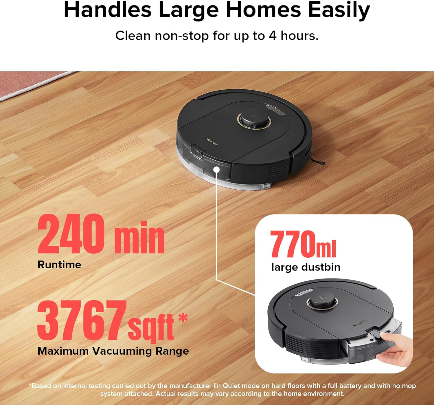 Roborock Q5 Pro: 5500Pa Suction Robot Vacuum Mop with DuoRoller Brush & PreciSense LiDAR Navigation