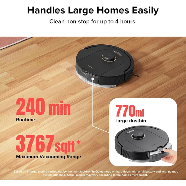Roborock Q5 Pro: 5500Pa Suction Robot Vacuum Mop with DuoRoller Brush & PreciSense LiDAR Navigation