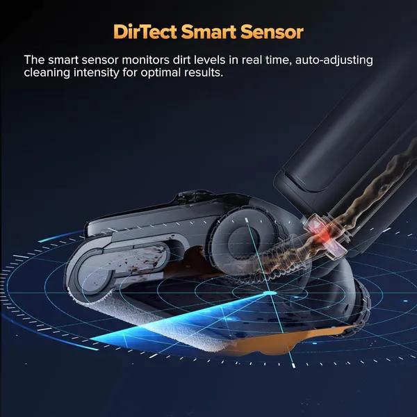 Roborock F25 Ultra Steam & Hot Water Wet Dry Vacuum Cleaner – 22000 Pa Suction, Self-Cleaning, Smart App Control