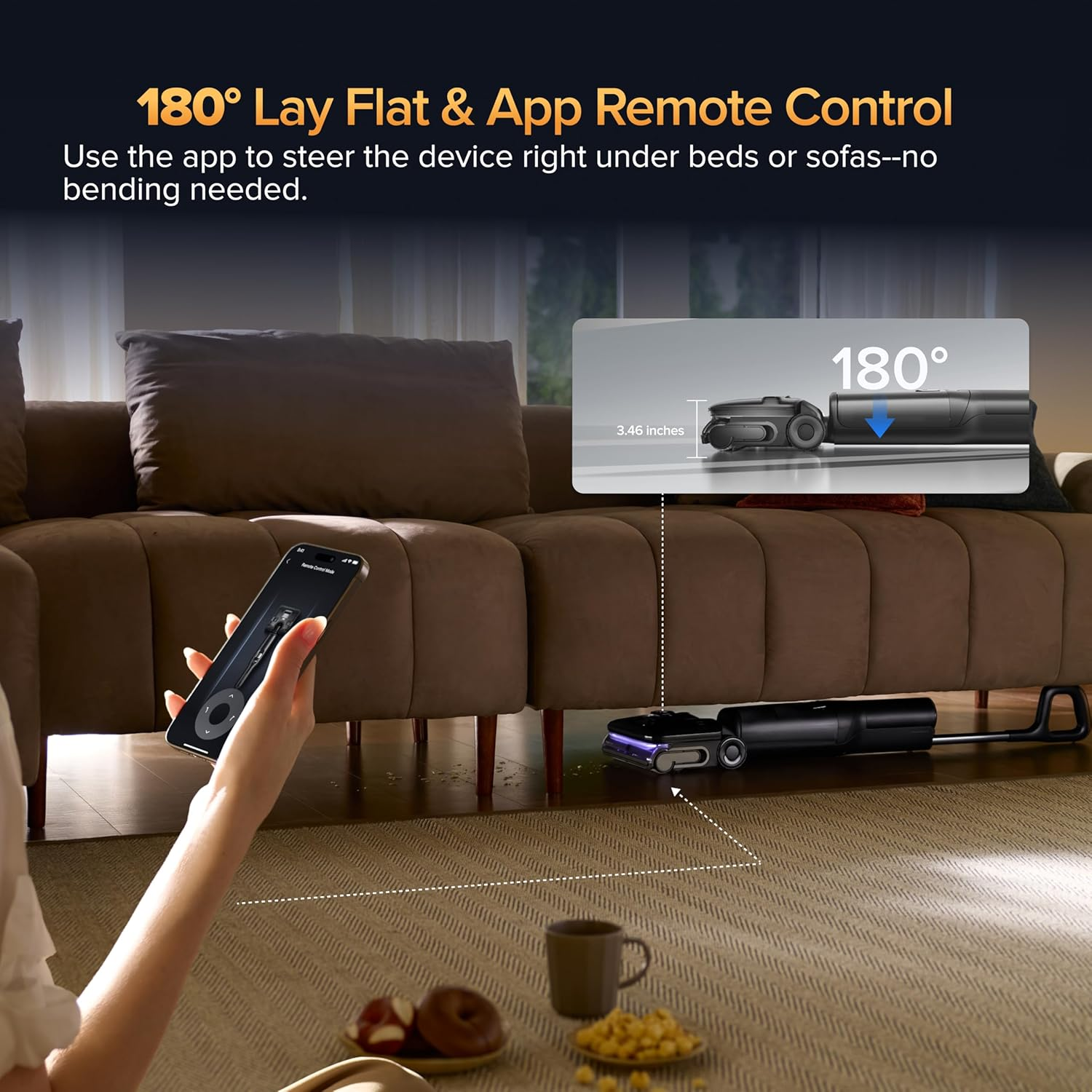 Roborock F25 Ultra Steam & Hot Water Wet Dry Vacuum Cleaner – 22000 Pa Suction, Self-Cleaning, Smart App Control