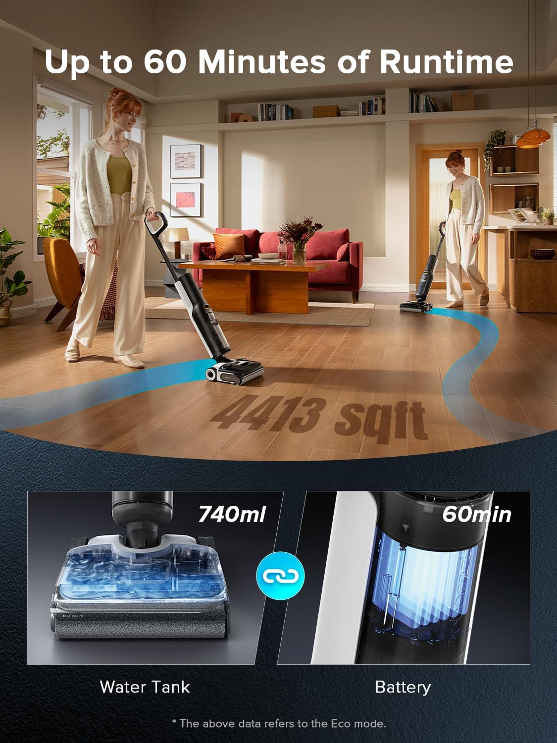Roborock F25 ACE: 20000Pa Cordless Wet Dry Vacuum with Smart Self-Cleaning & Auto Detergent Dispense