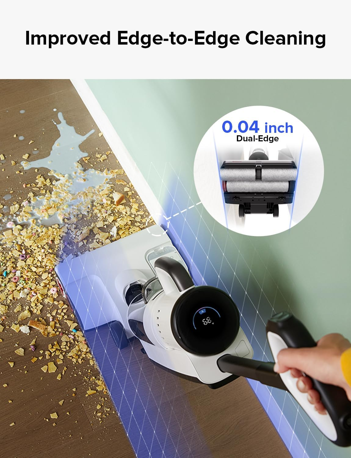 Roborock Dyad Pro Cordless Wet Dry Vacuum – 17000Pa Suction, DyadPower & RevoBrush Self-Cleaning