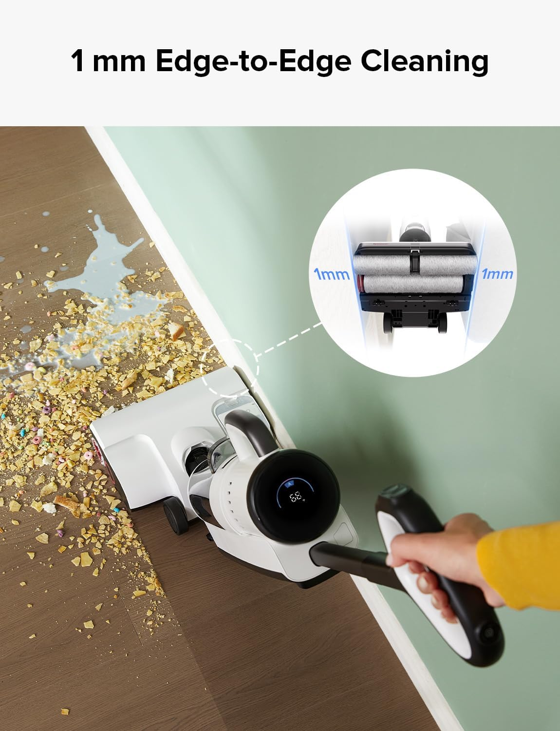 Roborock Dyad Pro Combo 5-in-1 Cordless Wet Dry Vacuum – 17000Pa Suction, DyadPower & Self-Cleaning System
