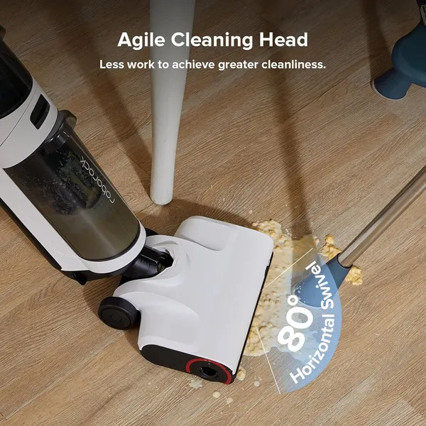 Roborock Dyad Air Cordless Wet Dry Vacuum – 17000Pa Suction, DirTect Sensor & RevoBrush Self-Cleaning