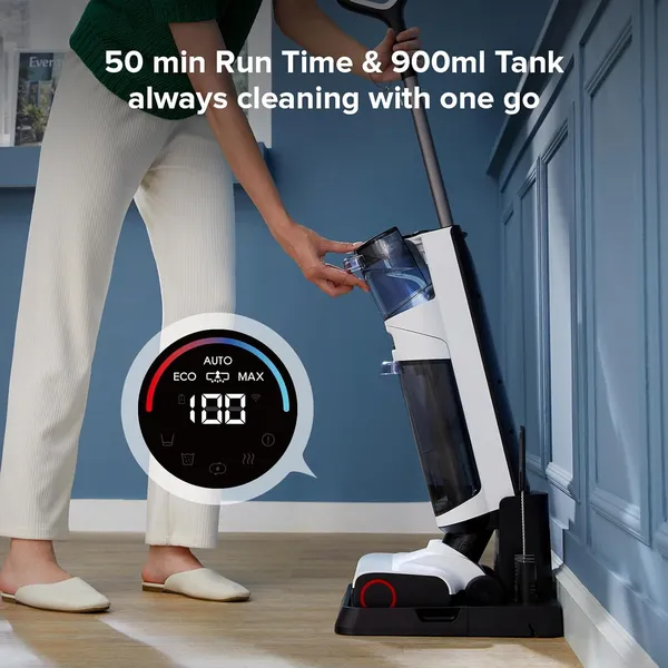 Roborock Dyad Air Cordless Wet Dry Vacuum – 17000Pa Suction, DirTect Sensor & RevoBrush Self-Cleaning