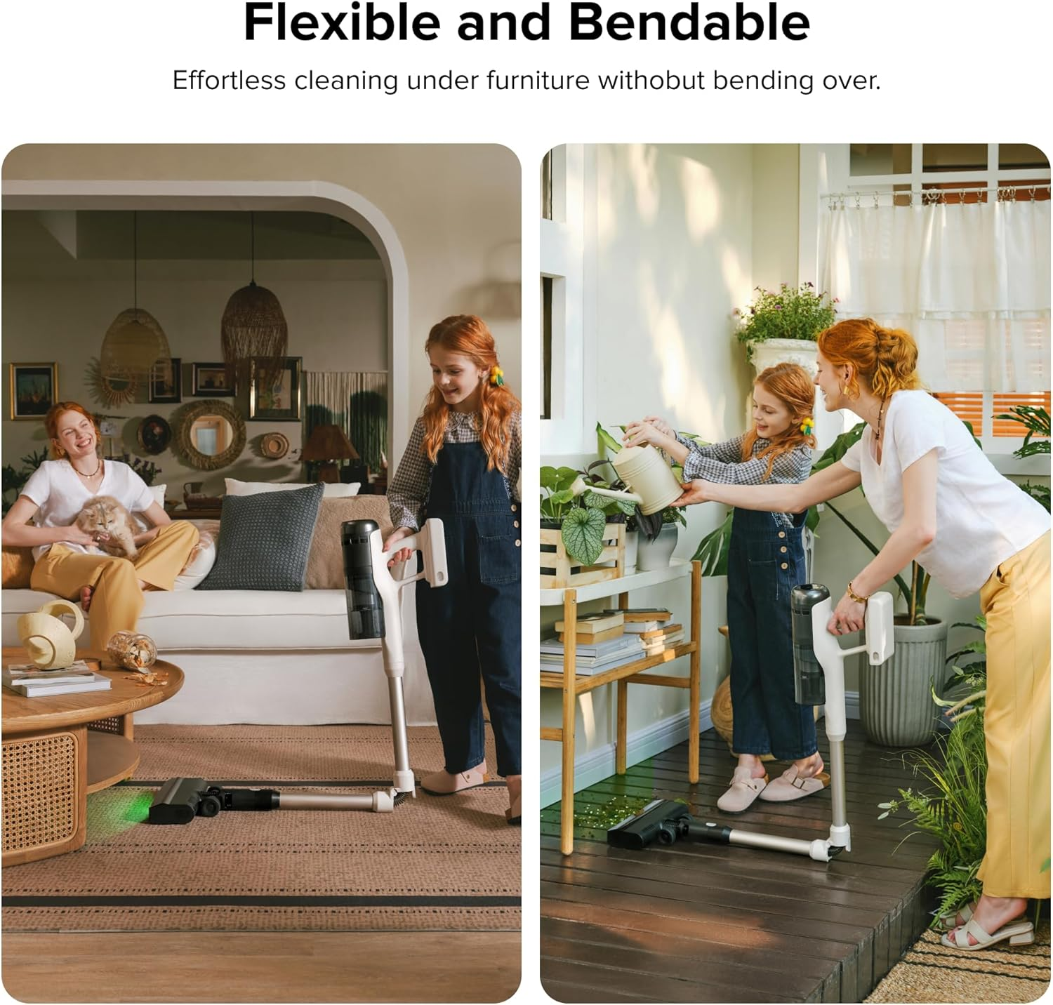 Roborock H60 Pro Cordless Stick Vacuum – 170AW Suction, 90° Bendable Wand & 140° Green Light Detection