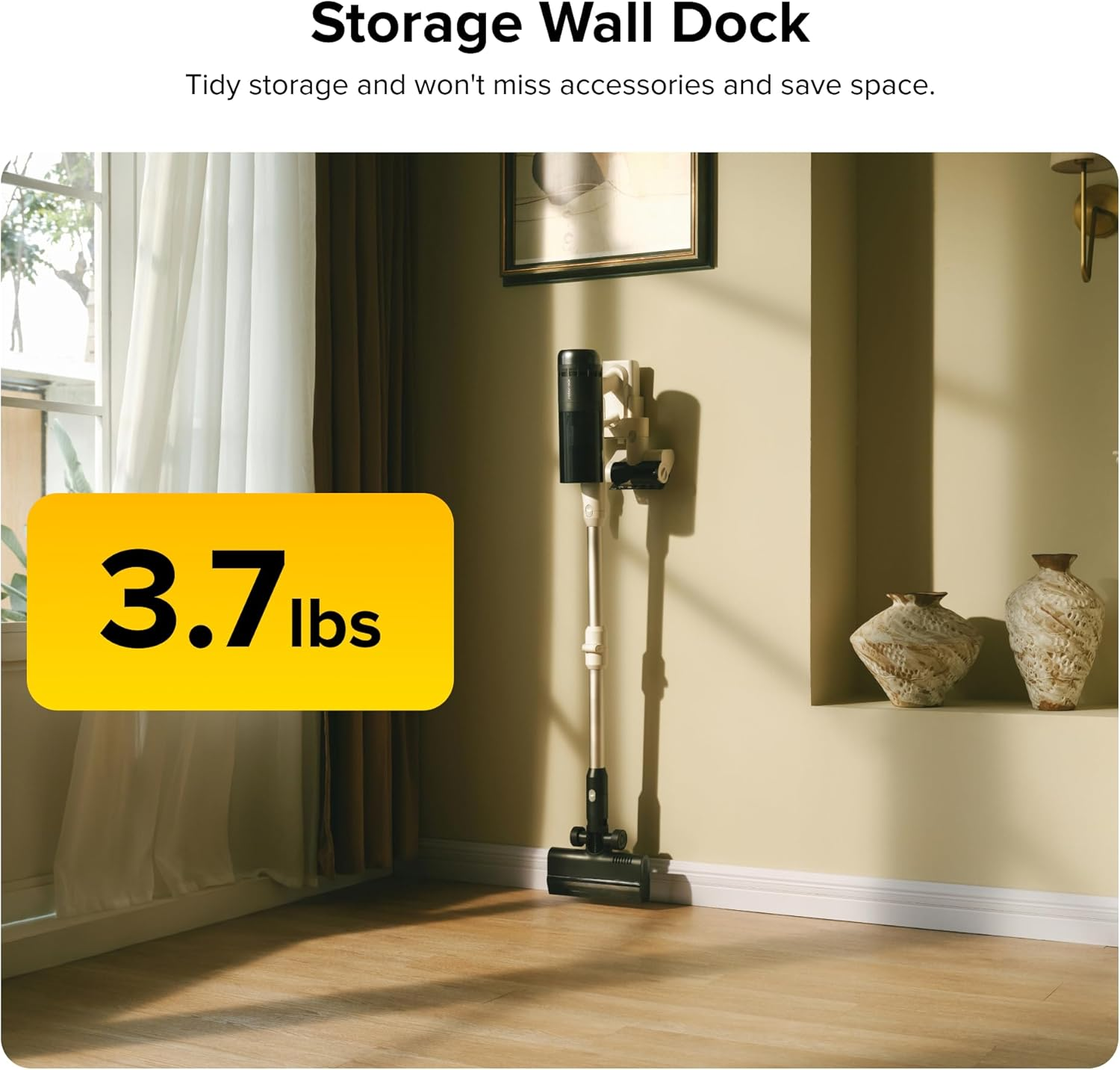 Roborock H60 Pro Cordless Stick Vacuum – 170AW Suction, 90° Bendable Wand & 140° Green Light Detection