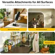 Roborock H60 Pro Cordless Stick Vacuum – 170AW Suction, 90° Bendable Wand & 140° Green Light Detection