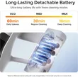 Roborock H60 Cordless Stick Vacuum – 115AW Suction, 90° Bendable Wand & 140° Green Light Detection
