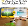 Roborock H60 Cordless Stick Vacuum – 115AW Suction, 90° Bendable Wand & 140° Green Light Detection