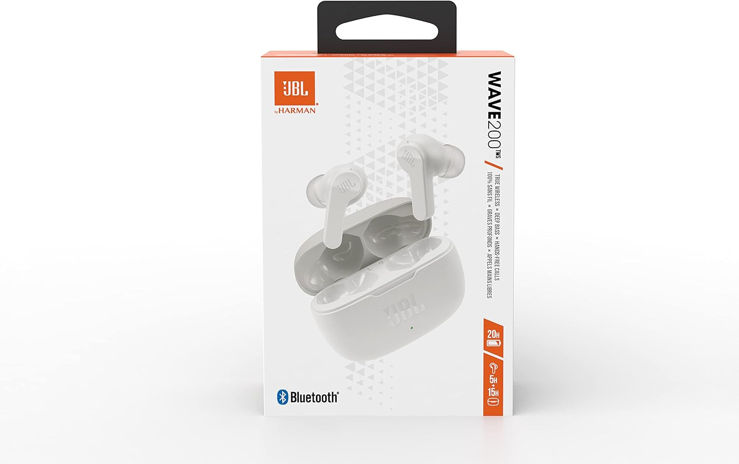 JBL Wave 200TWS True Wireless Earbuds – 20H Playtime, 8mm Deep Bass & IPX2 Sweat Resistant